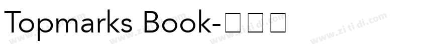 Topmarks Book字体转换